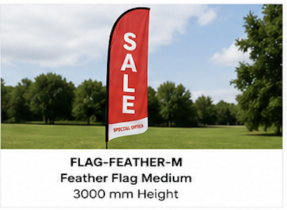 Feather Flag Medium