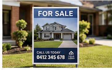 Real Estate Corflute Sign
