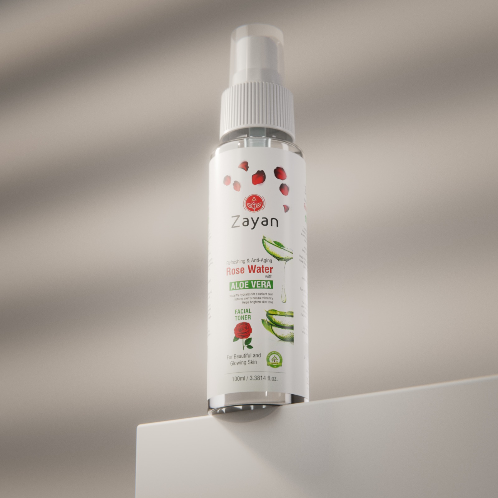 Zayan Rose Water with Aloe Vera