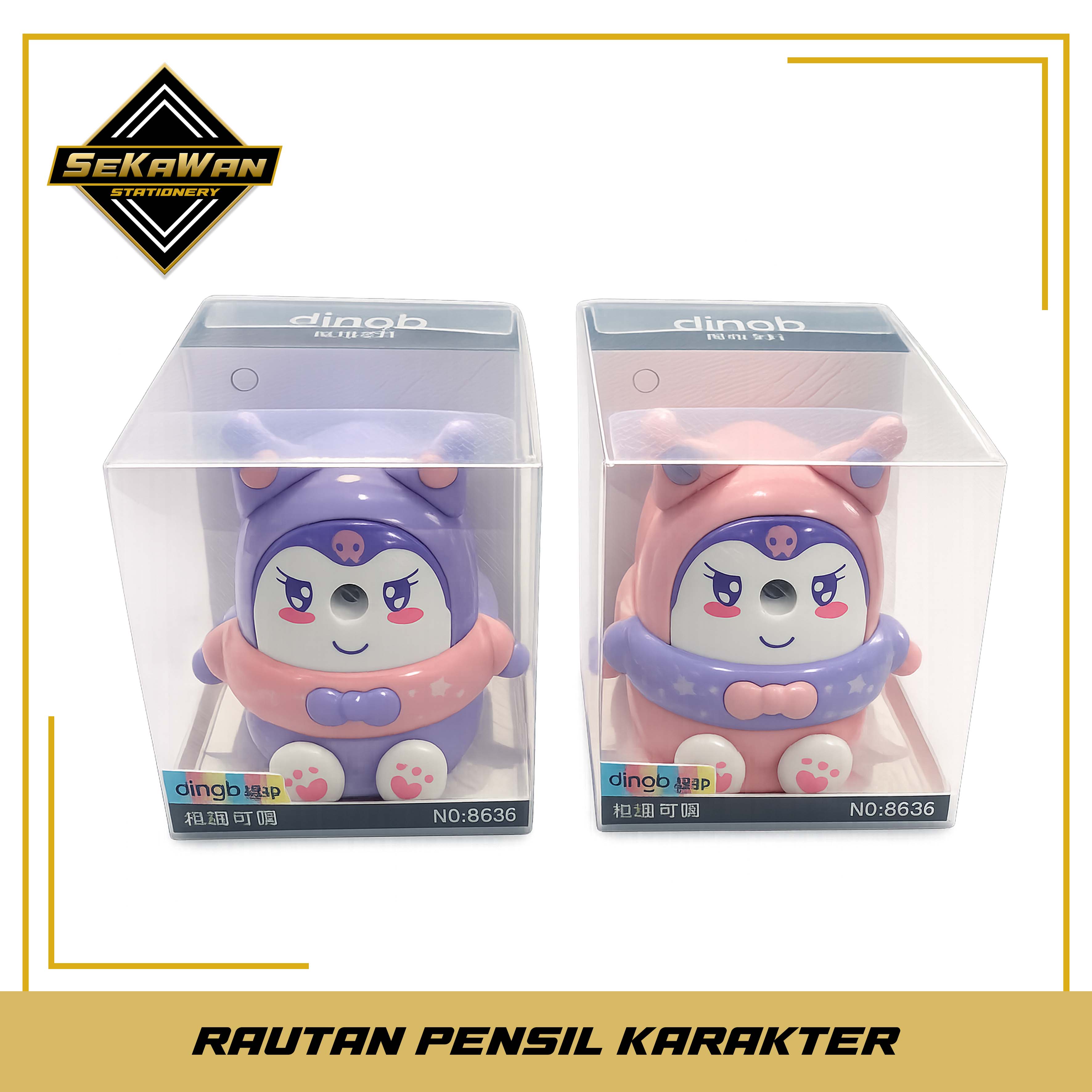 Serutan Pensil - Rautan Meja Putar - Pencil Sharpener - Rautan Desain Lucu