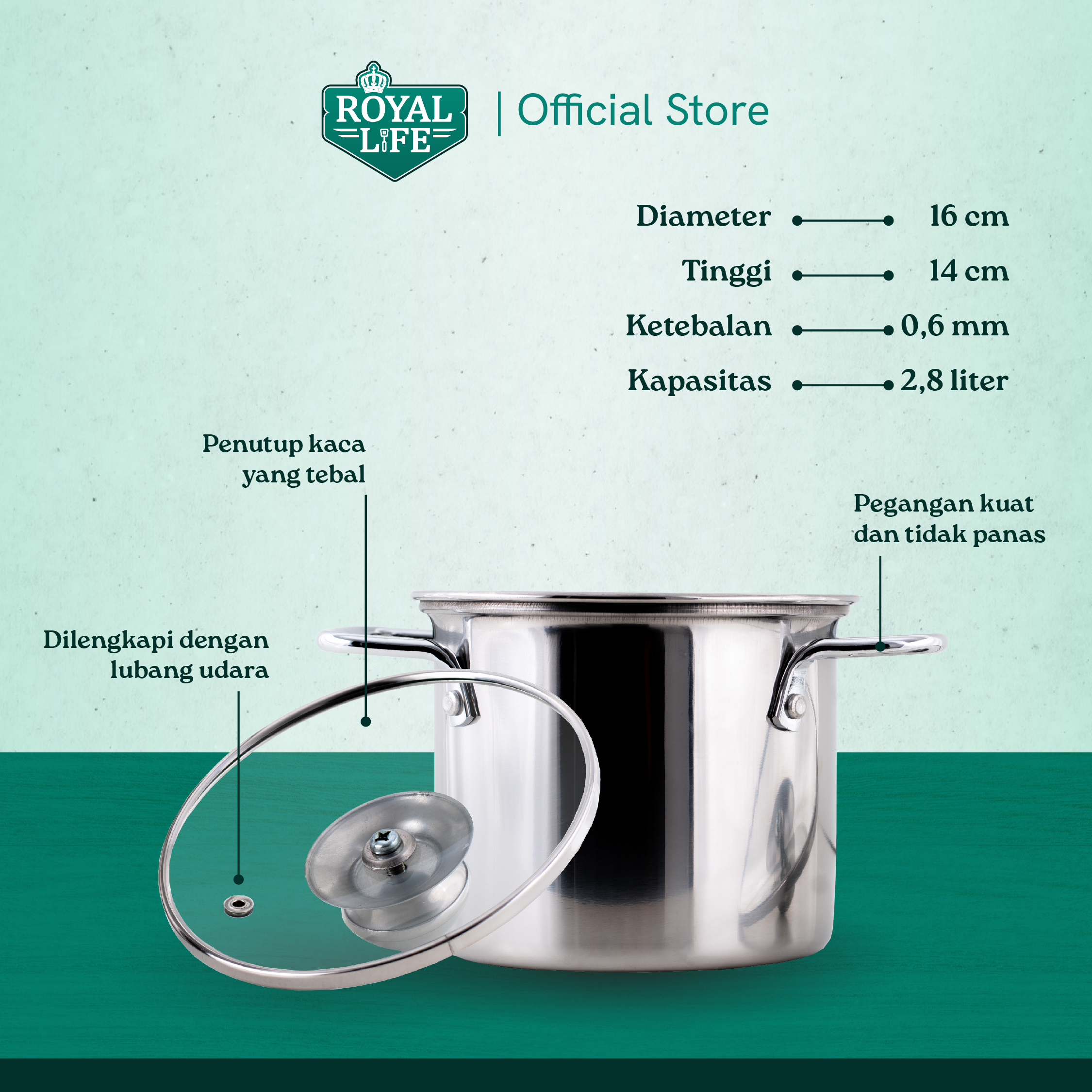 Royal Life High Pot