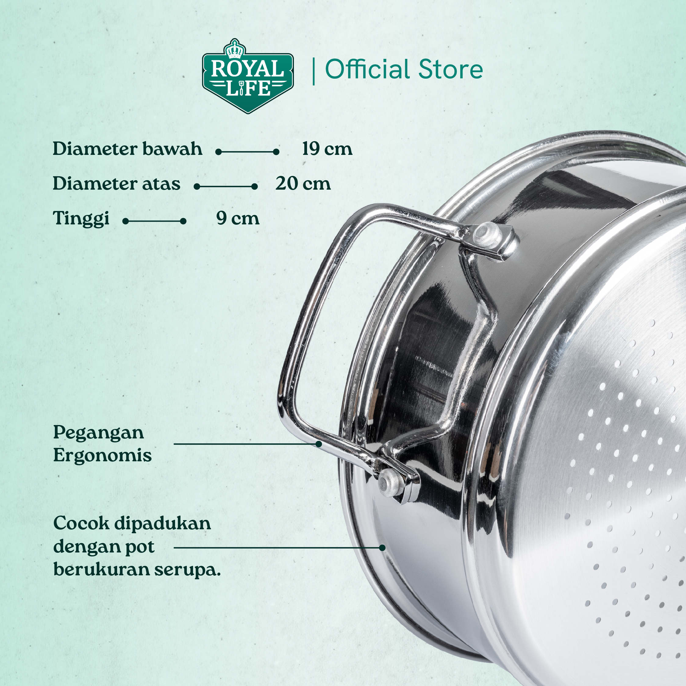 Stainless Steel Steamer Set (Steamer-steamer)