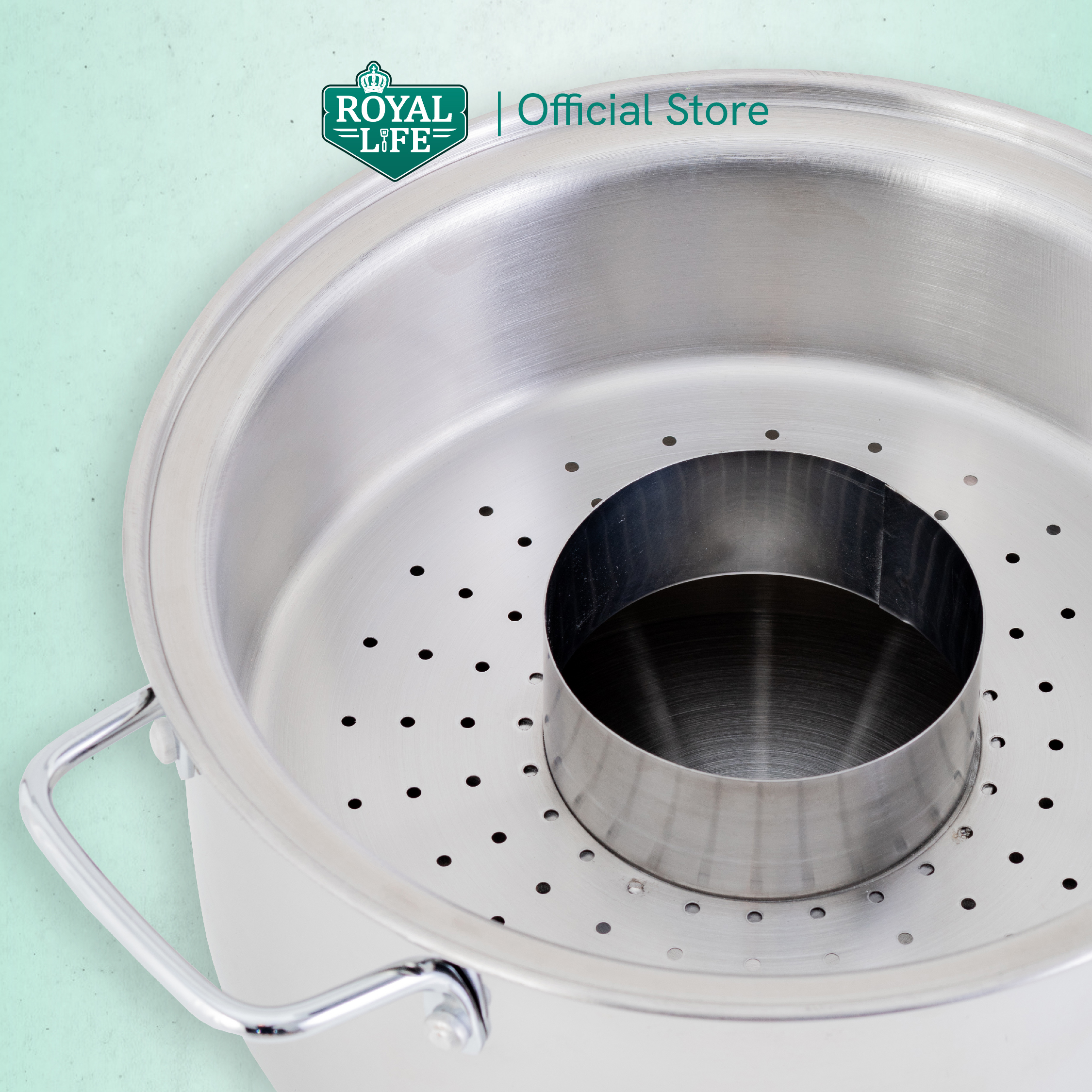 Royal Life Stainless Steel Steamer Suki 24cm