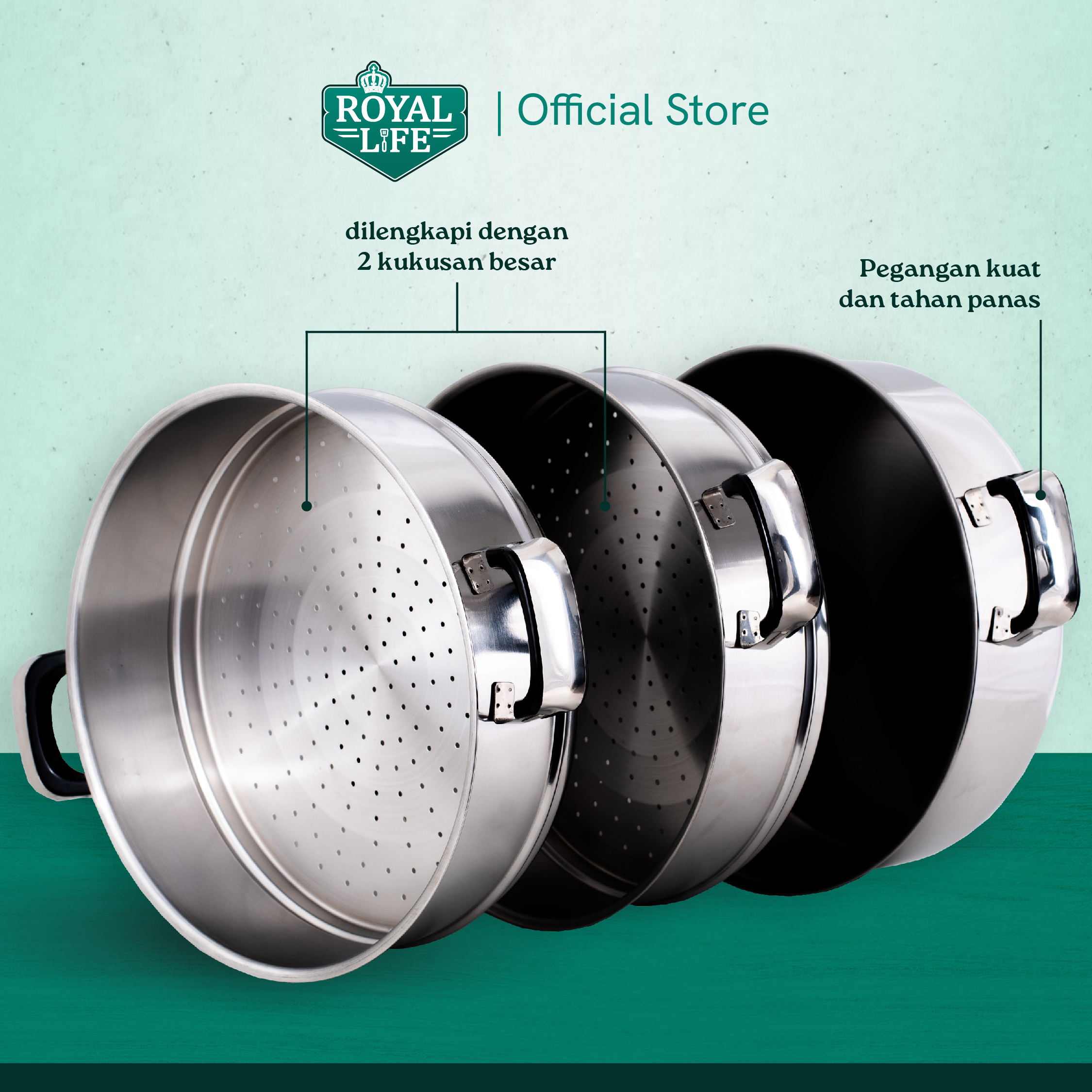 Royal Life Steamer Set 32 cm