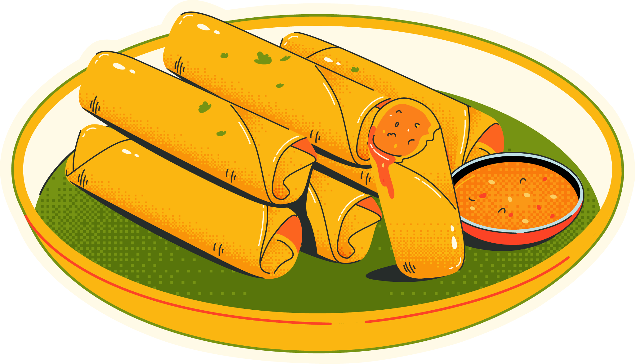 Lumpia Sticker