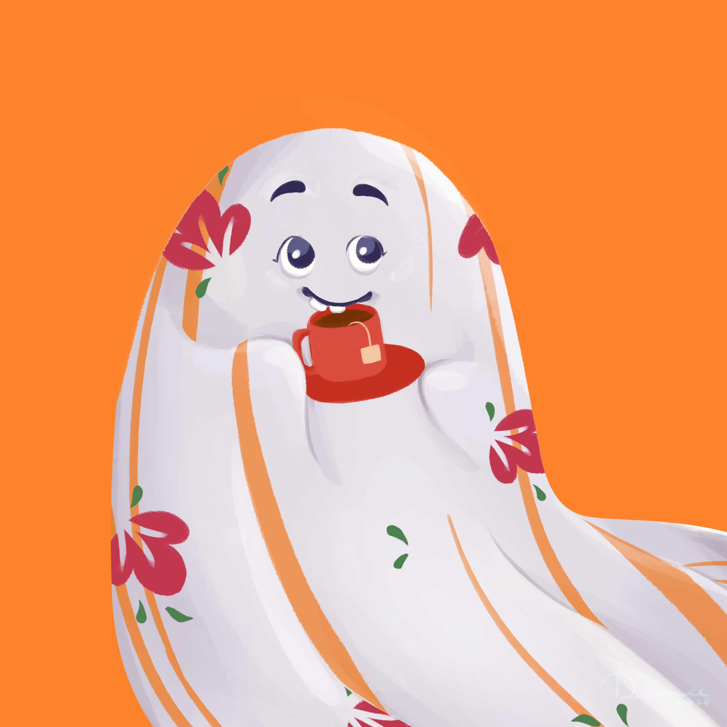 Kumumu Anxie-tea Sticker