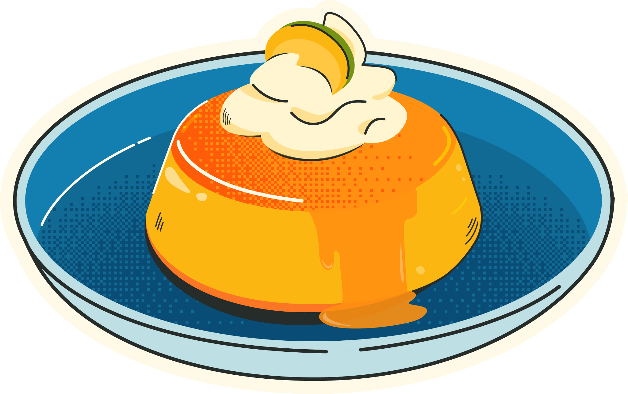 Leche Flan Sticker