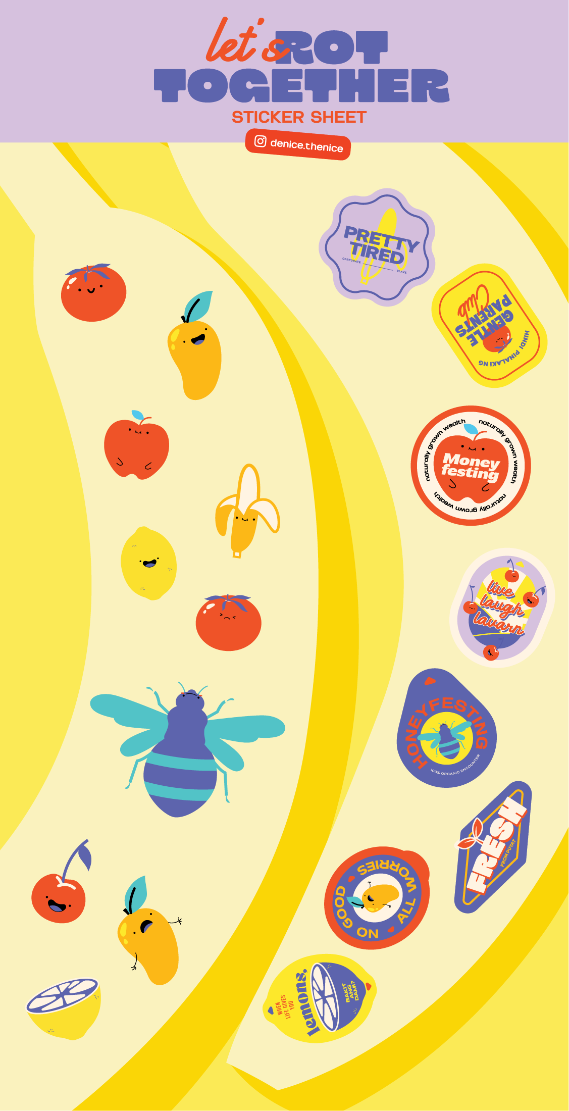 Let's Rot Together - Sticker Sheet