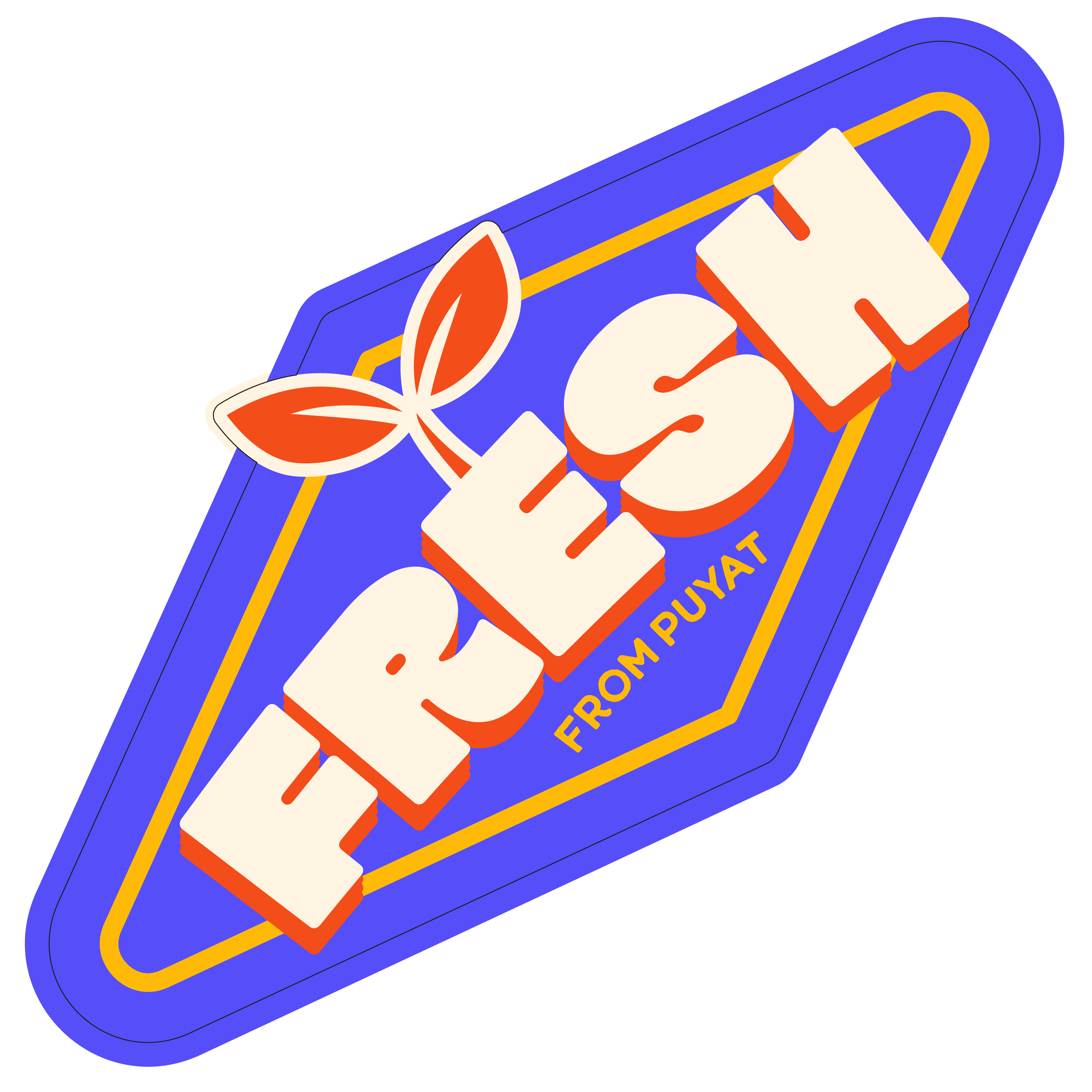 Fresh From Puyat Sticker
