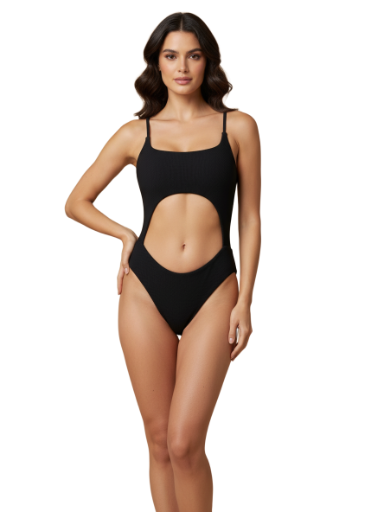 Body de baño negro