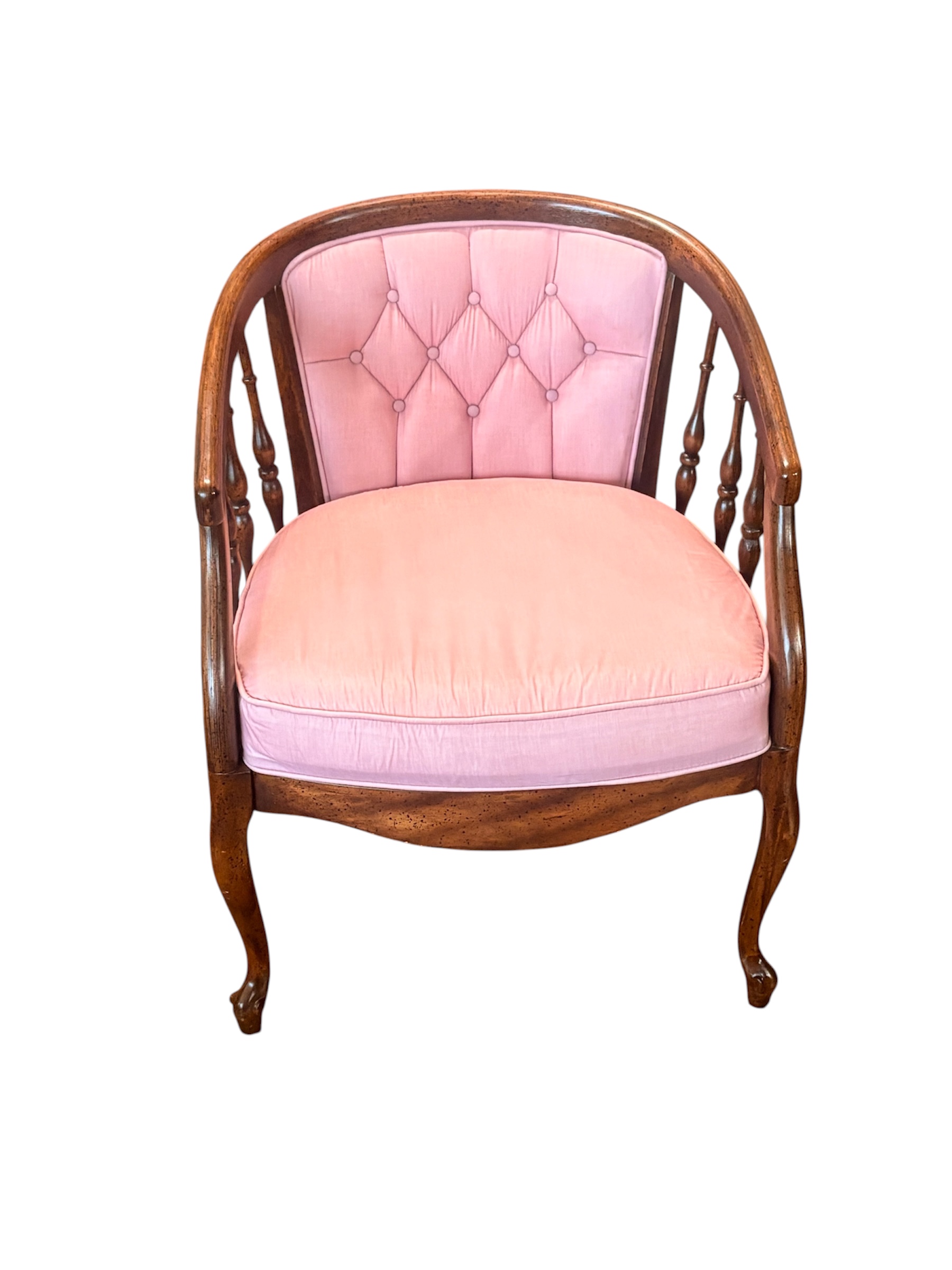 The Rosé Barrel Chair