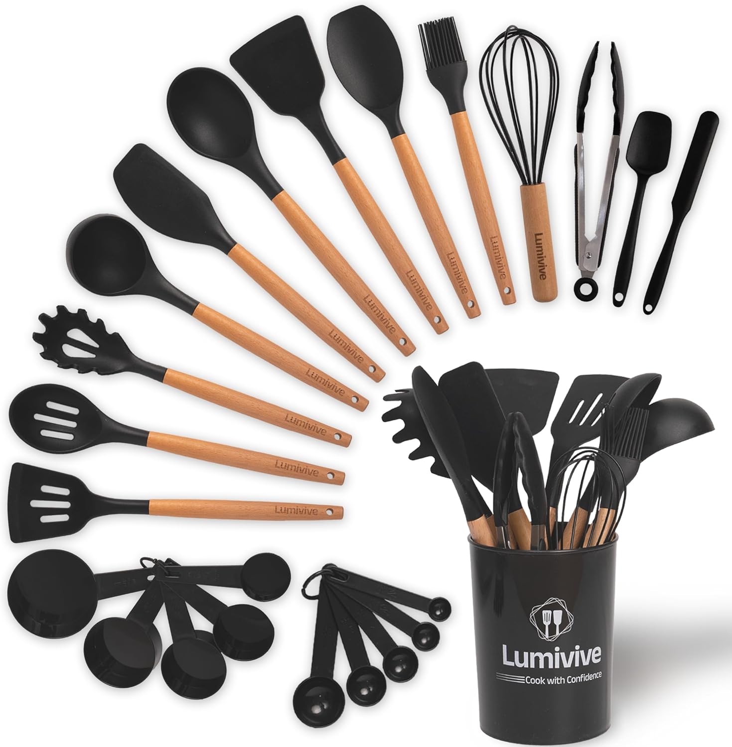 Kitchen Utensils Set– Food-Grade Silicone -Elevate Culinary Experience