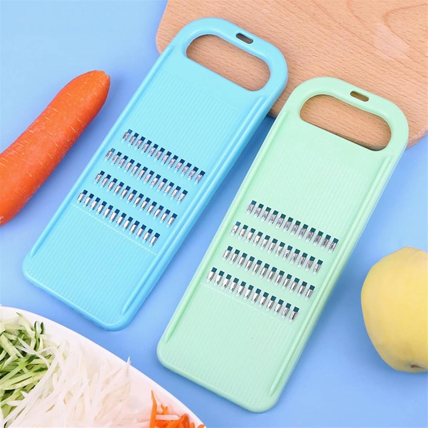 JINGYAN Graters Potato Grid Slicer Vegetable Grater Corrugated Net Chopper Cutter