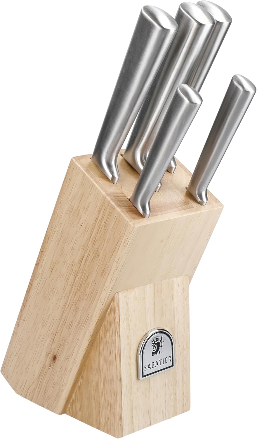 Sabatier Classic Professional 8-inch Chef Knife and 5-Piece Knife Block Set