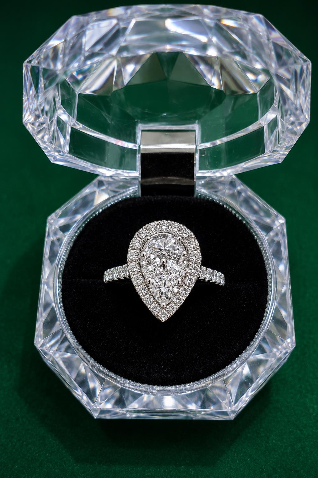Vvs1 G color 14k diamantes natural 2 kilates 