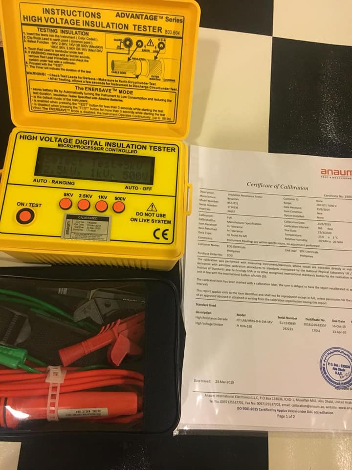 Testing & Commissioning with Calibrated tools