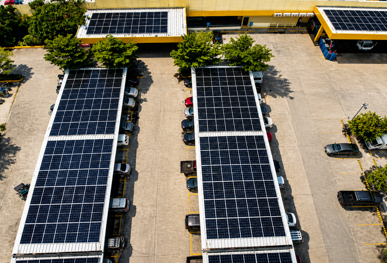 WalterMart Subic Phase 1 – 200kW Solar Parking Project