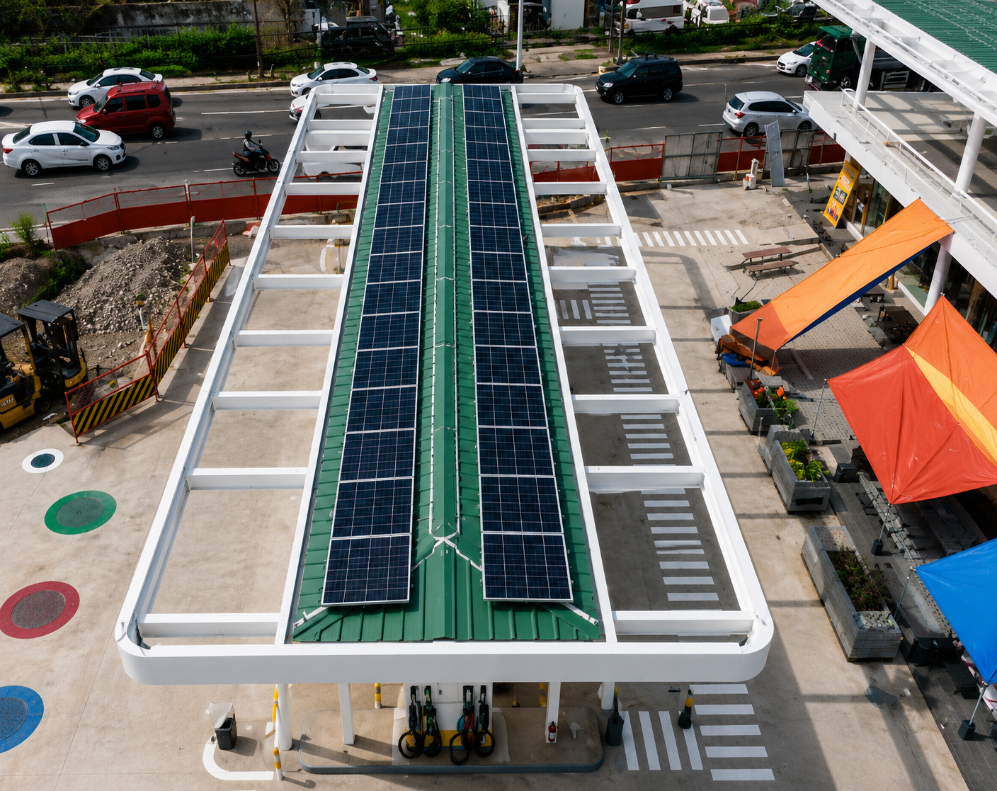 Shell Gas Station – 73.5kW Solar Canopy Project