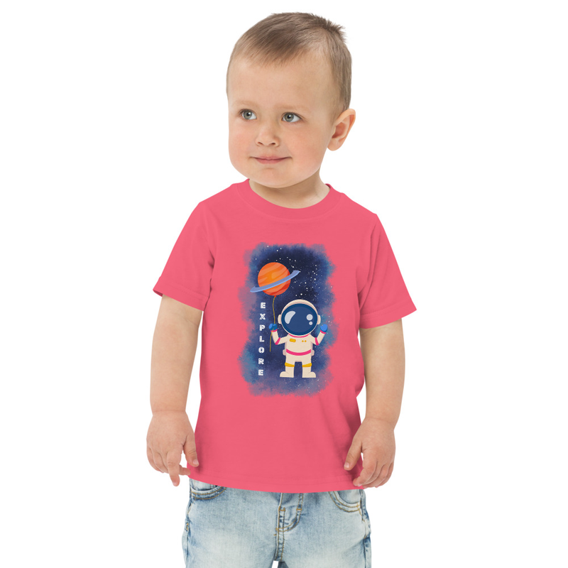 Explore Astronaut With Planet Toddler