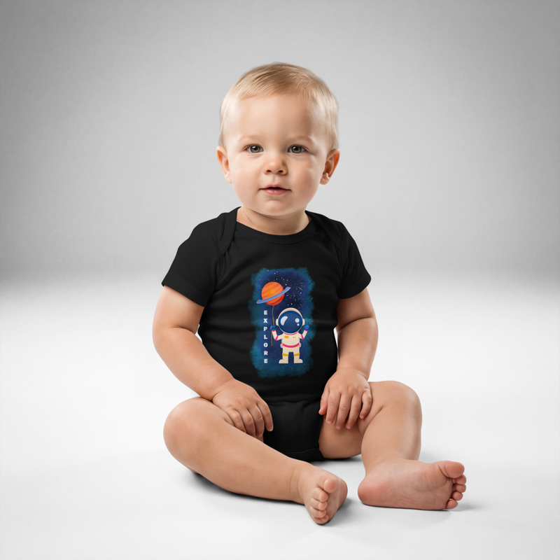 Explore Astronaut With Planet Baby
