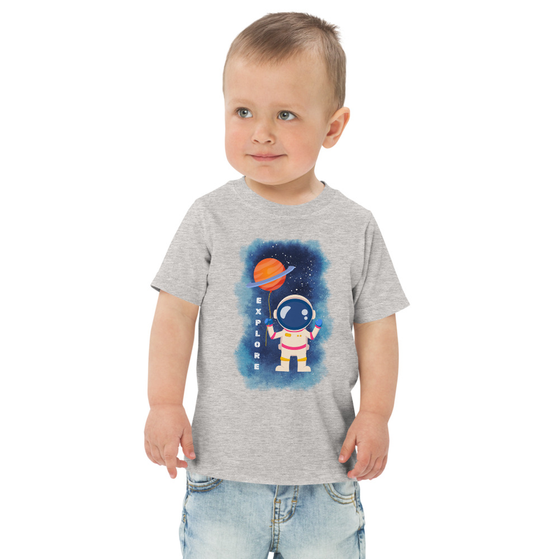 Explore Astronaut With Planet Toddler