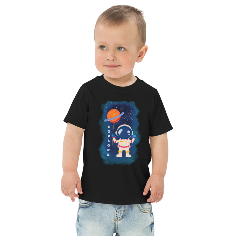 Explore Astronaut With Planet Toddler