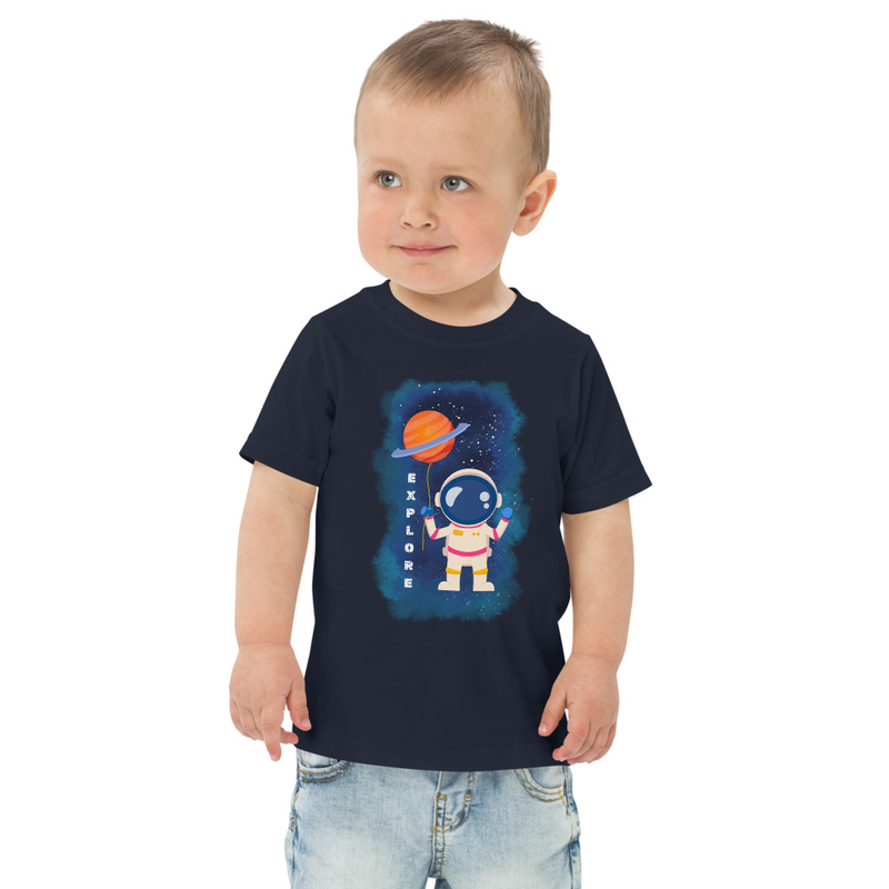 Explore Astronaut With Planet Toddler