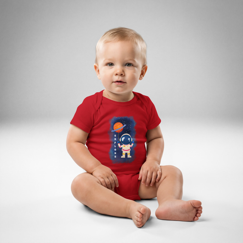 Explore Astronaut With Planet Baby