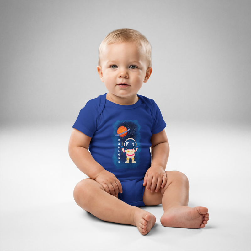 Explore Astronaut With Planet Baby