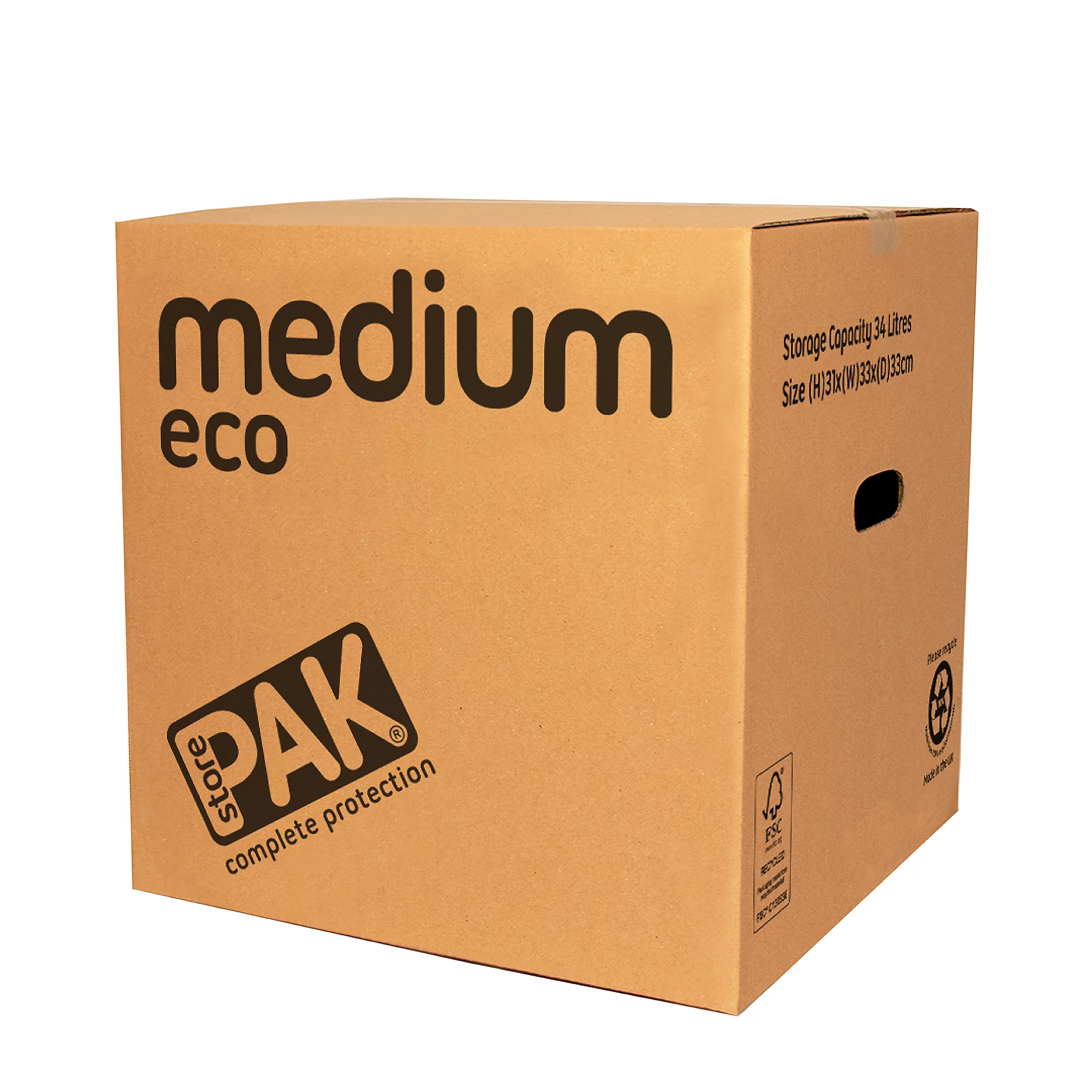 Medium Eco Cardboard Storage Box