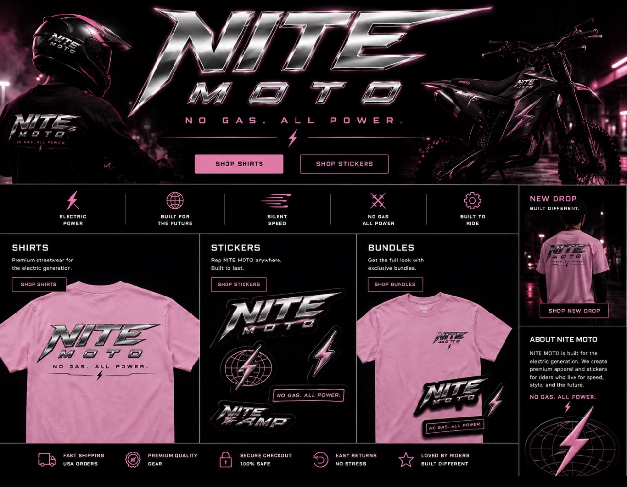 Neon Rider Tee