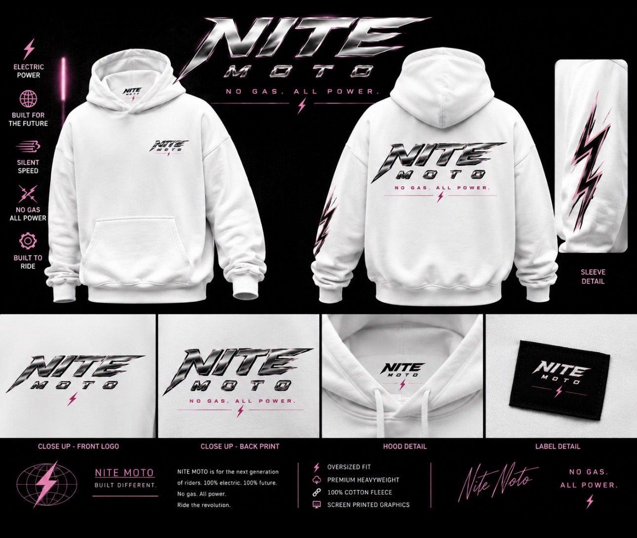 Neon Rider Hoodie
