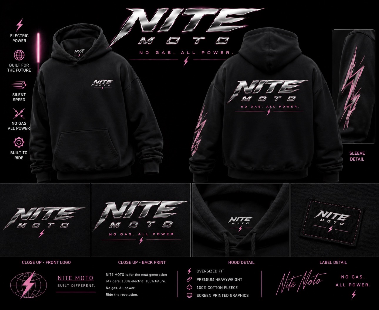 Neon Rider Hoodie