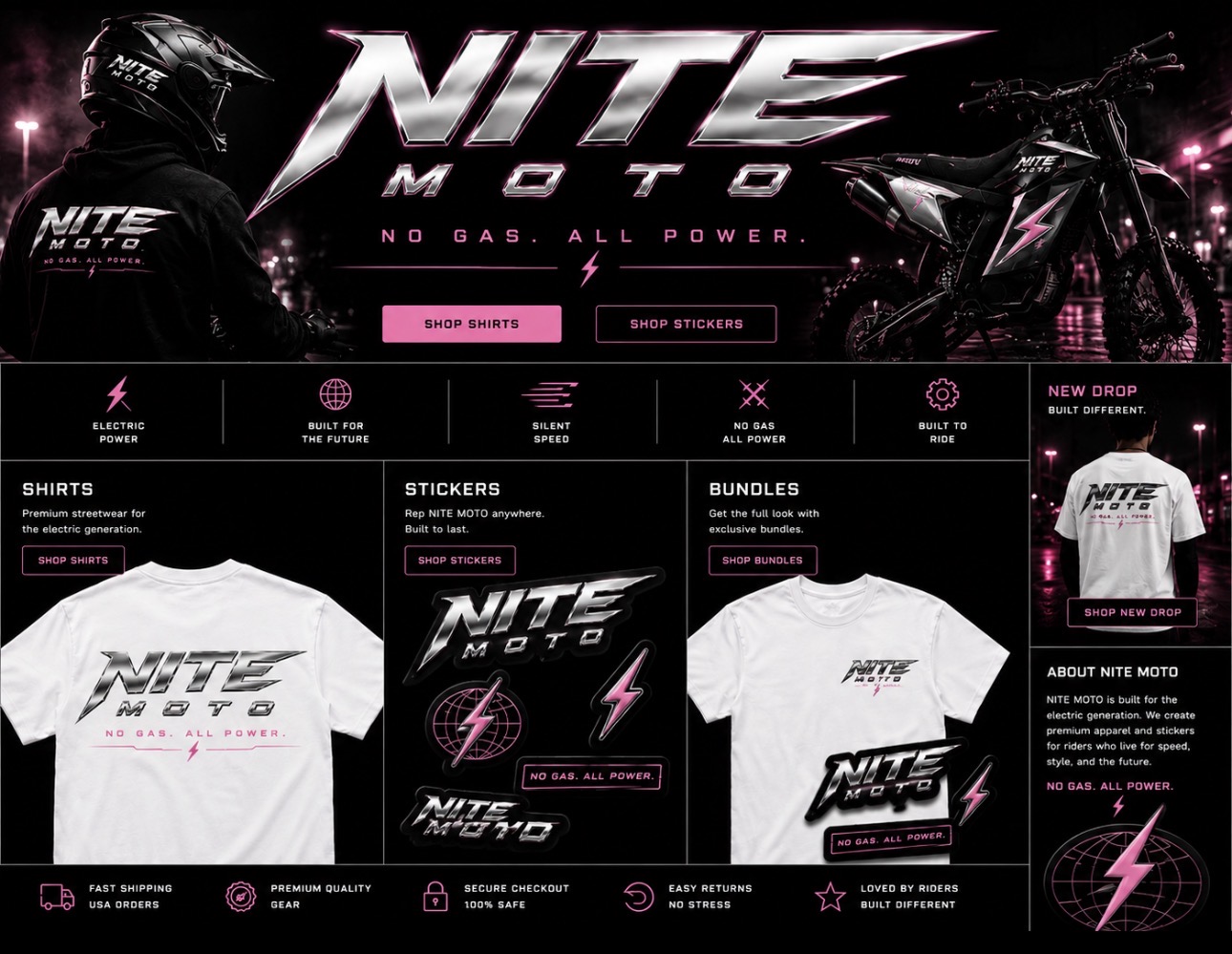 Neon Rider Tee
