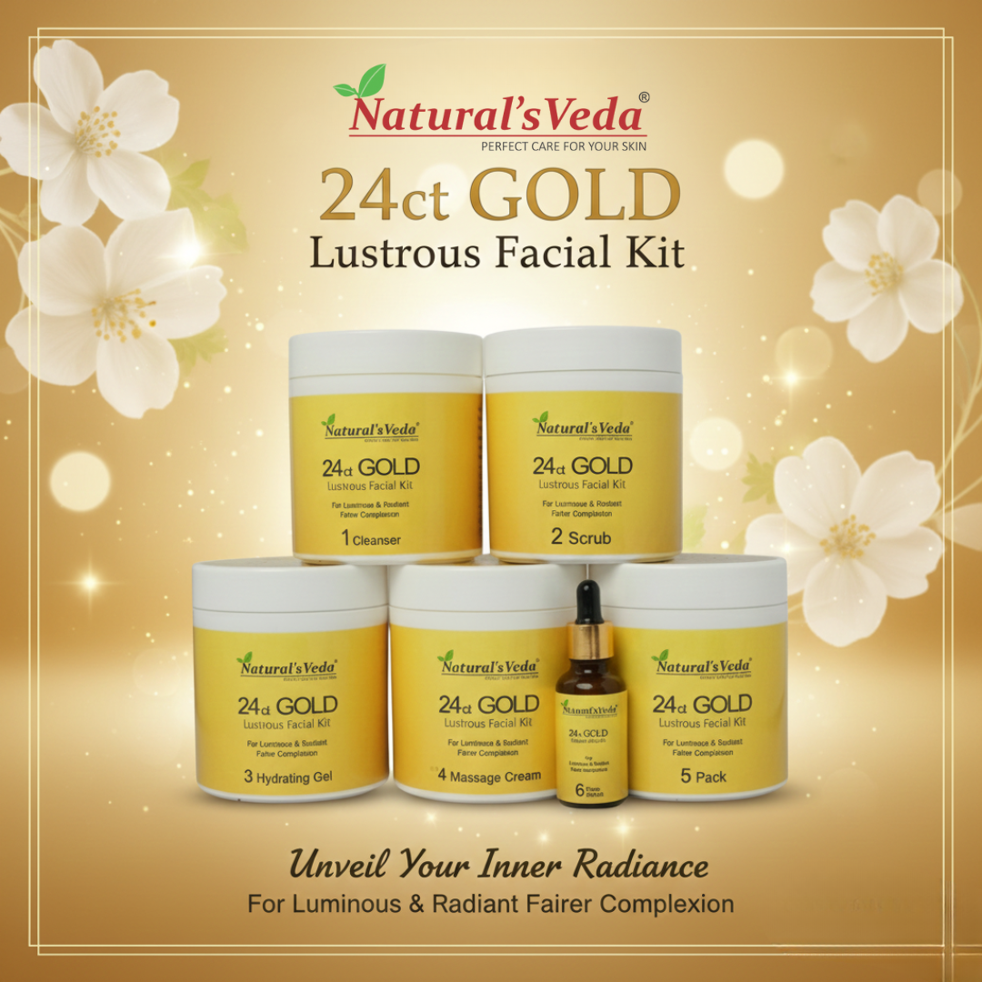 24ct GOLD Lustrous Facial Kit