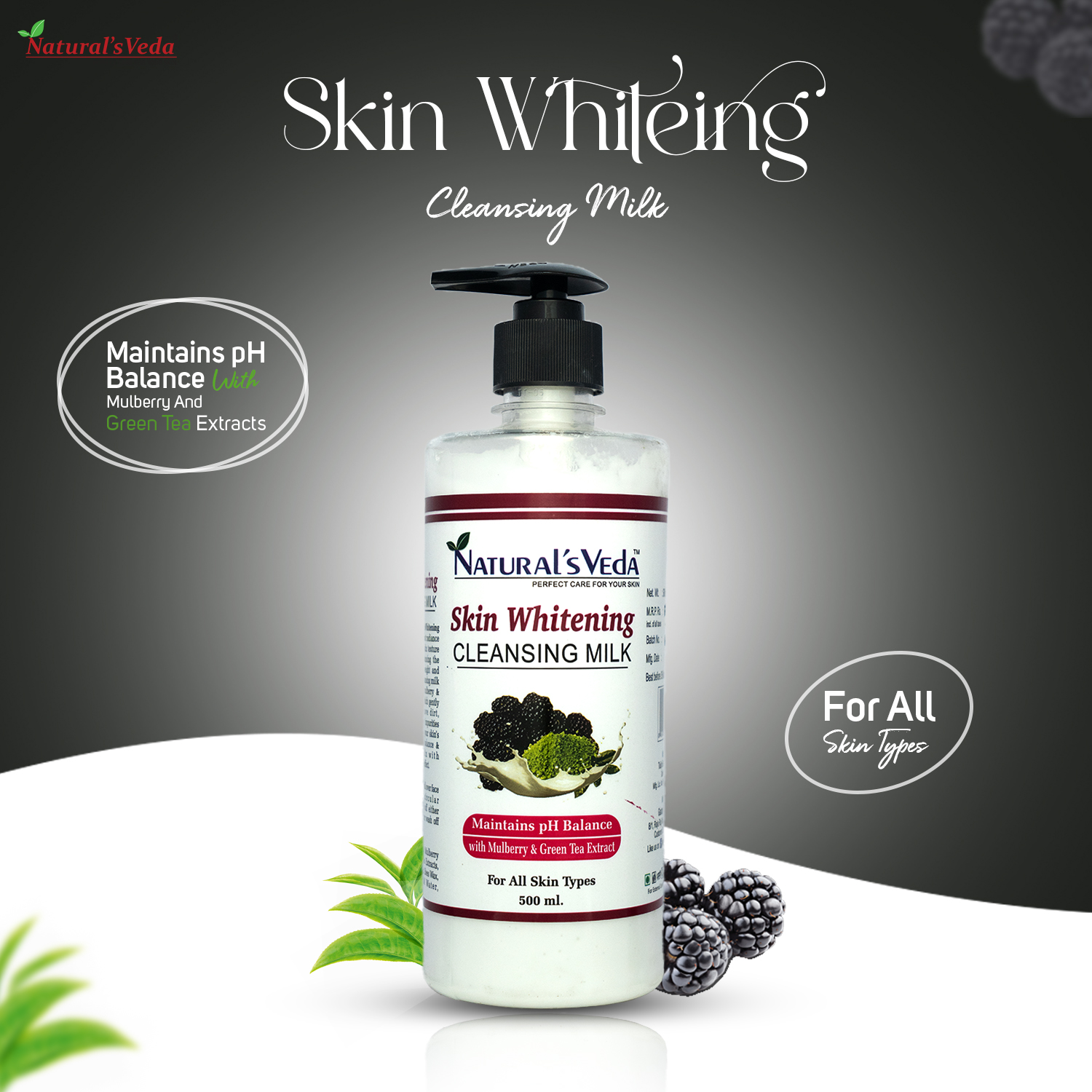 Skin Whitening Cleansing Milk