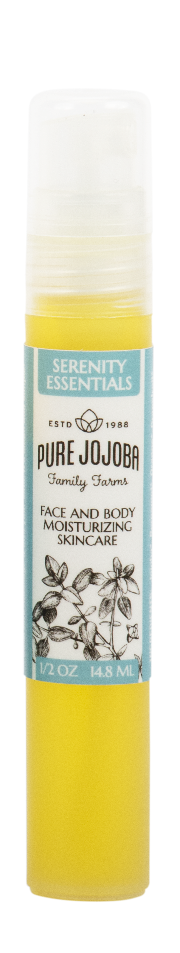 SERENITY Infused Pure Jojoba Face and Body Moisturizing Skincare