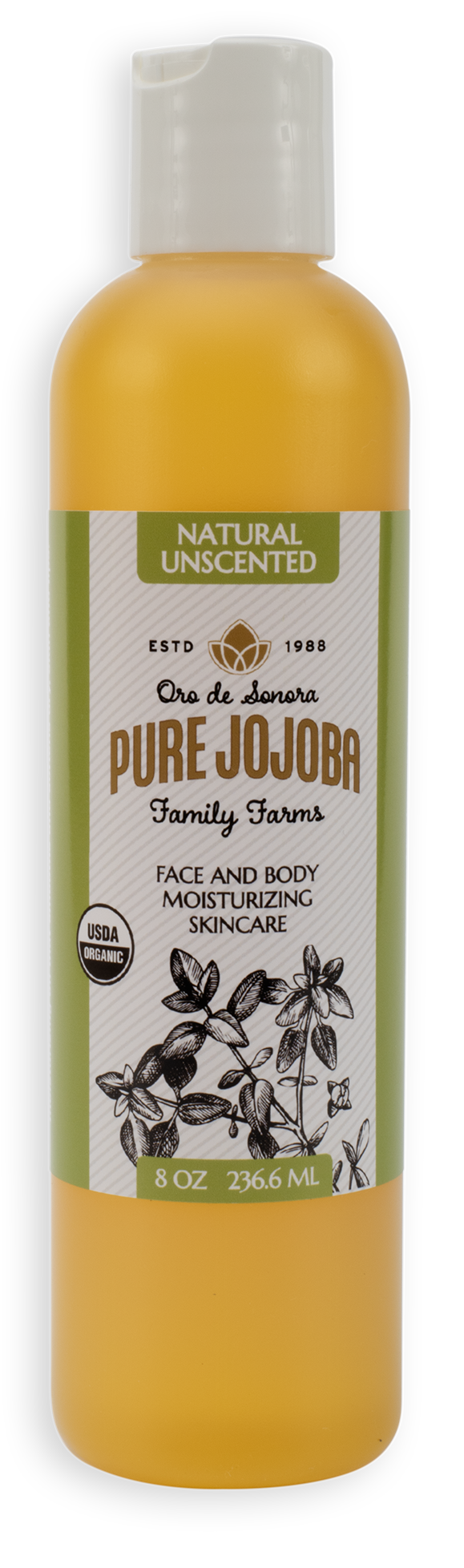 8oz Pure Certified Organic Arizona Grown Jojoba
