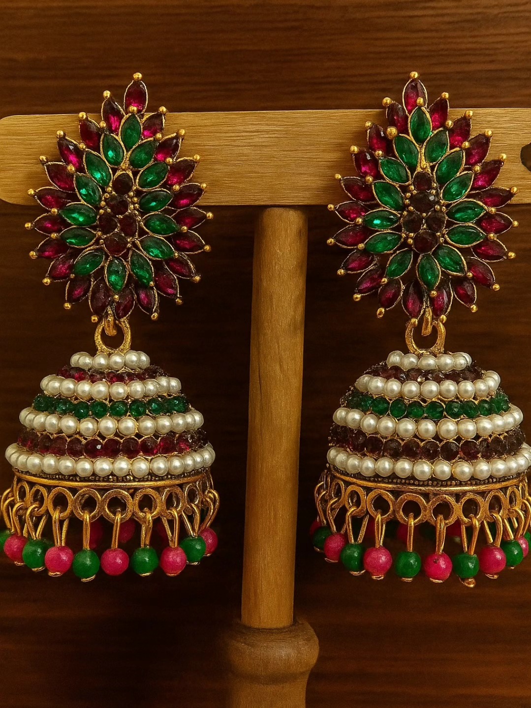 Traditional Multi-Colour Jhumka