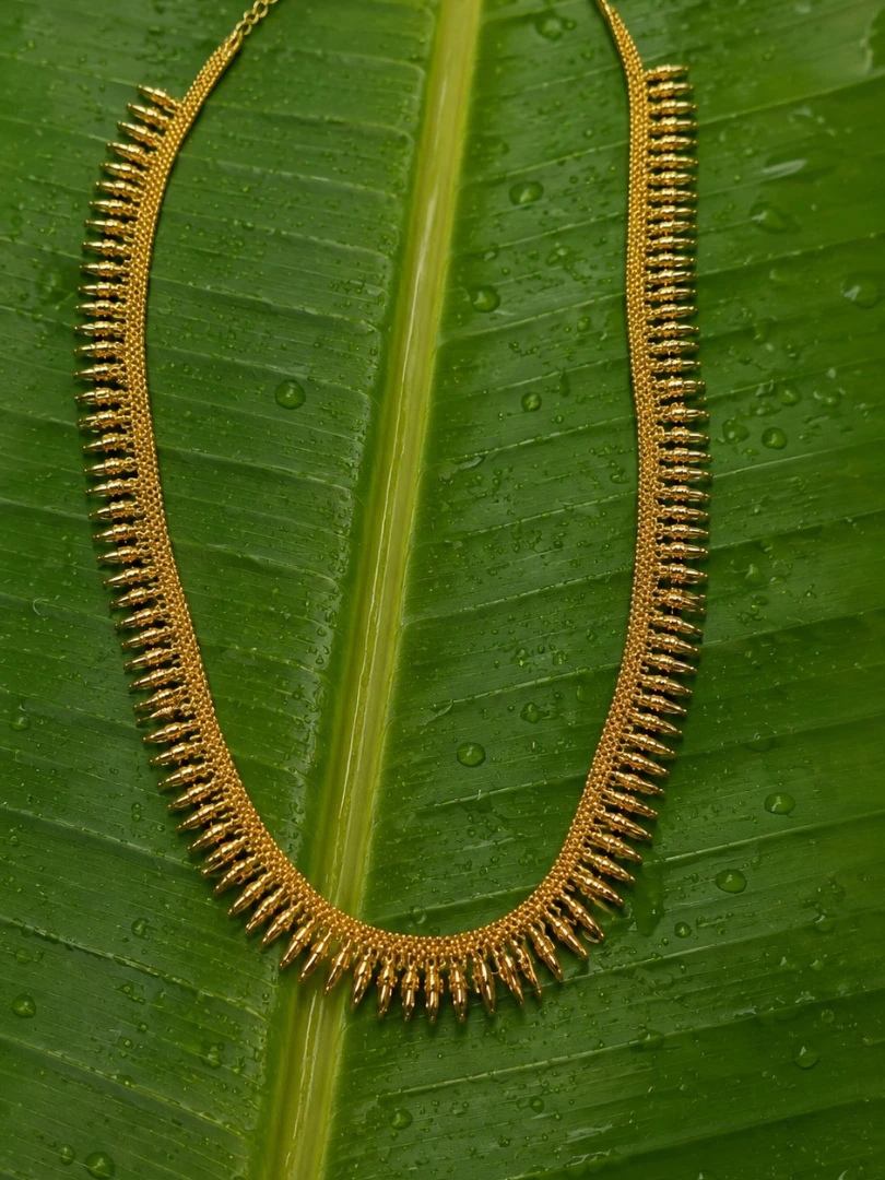 Traditional Gold-Plated Mullamottu Mala