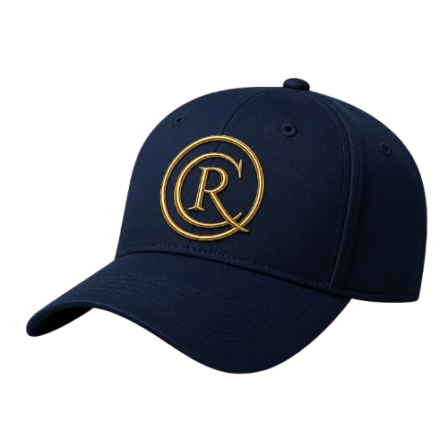 Navy Blue CR Monogram Cap