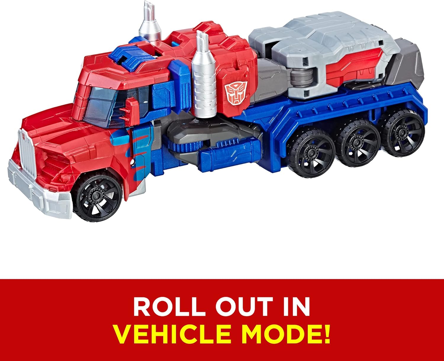 Transformers Toys Heroic Optimus Prime Action Figure - Timeless Large-Scale Figure, Changes into Toy Truck - Toys for Kids 6 and Up, 11-inch (Amazon Exclusive) 