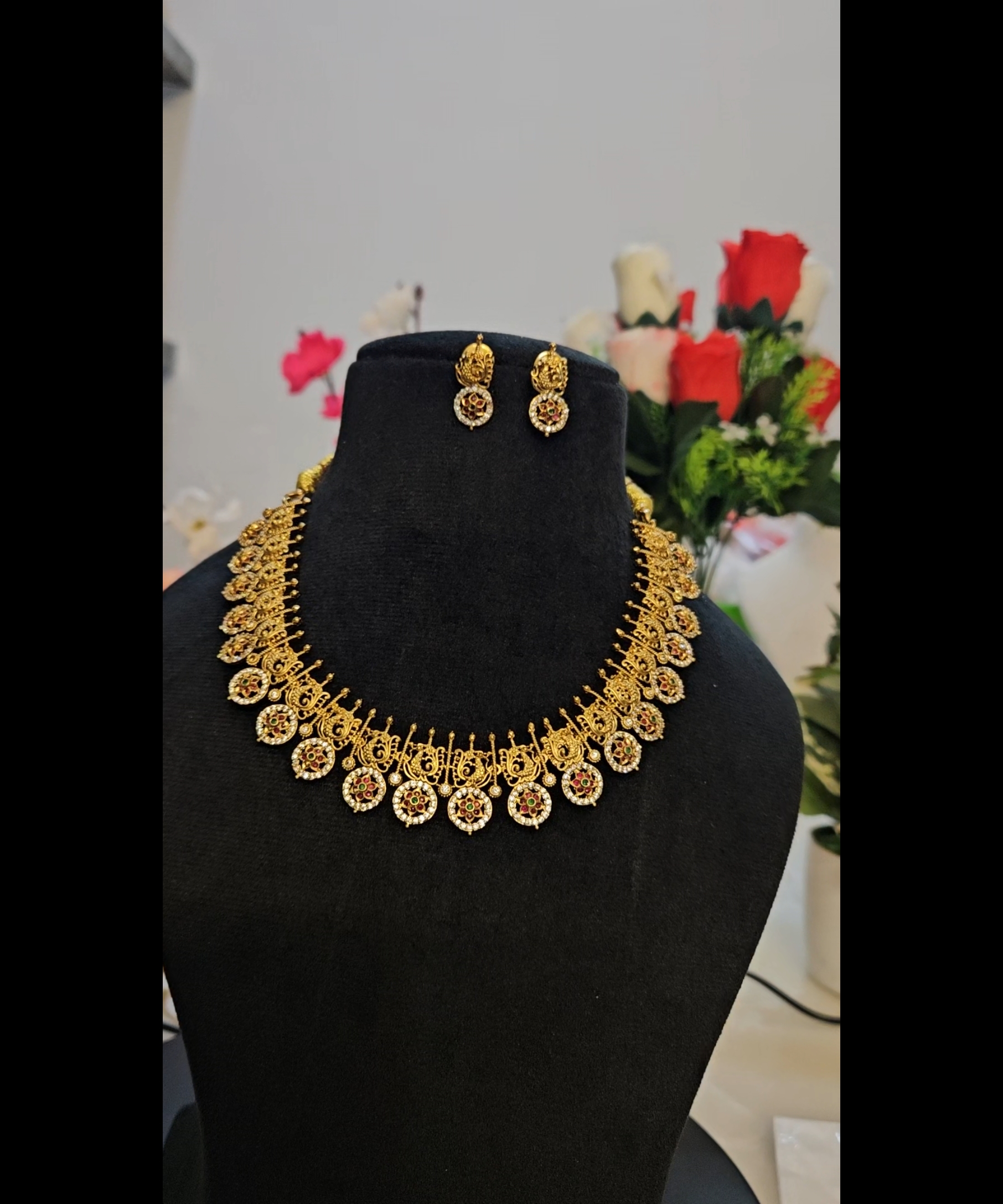 Gold Plated Necklace Set