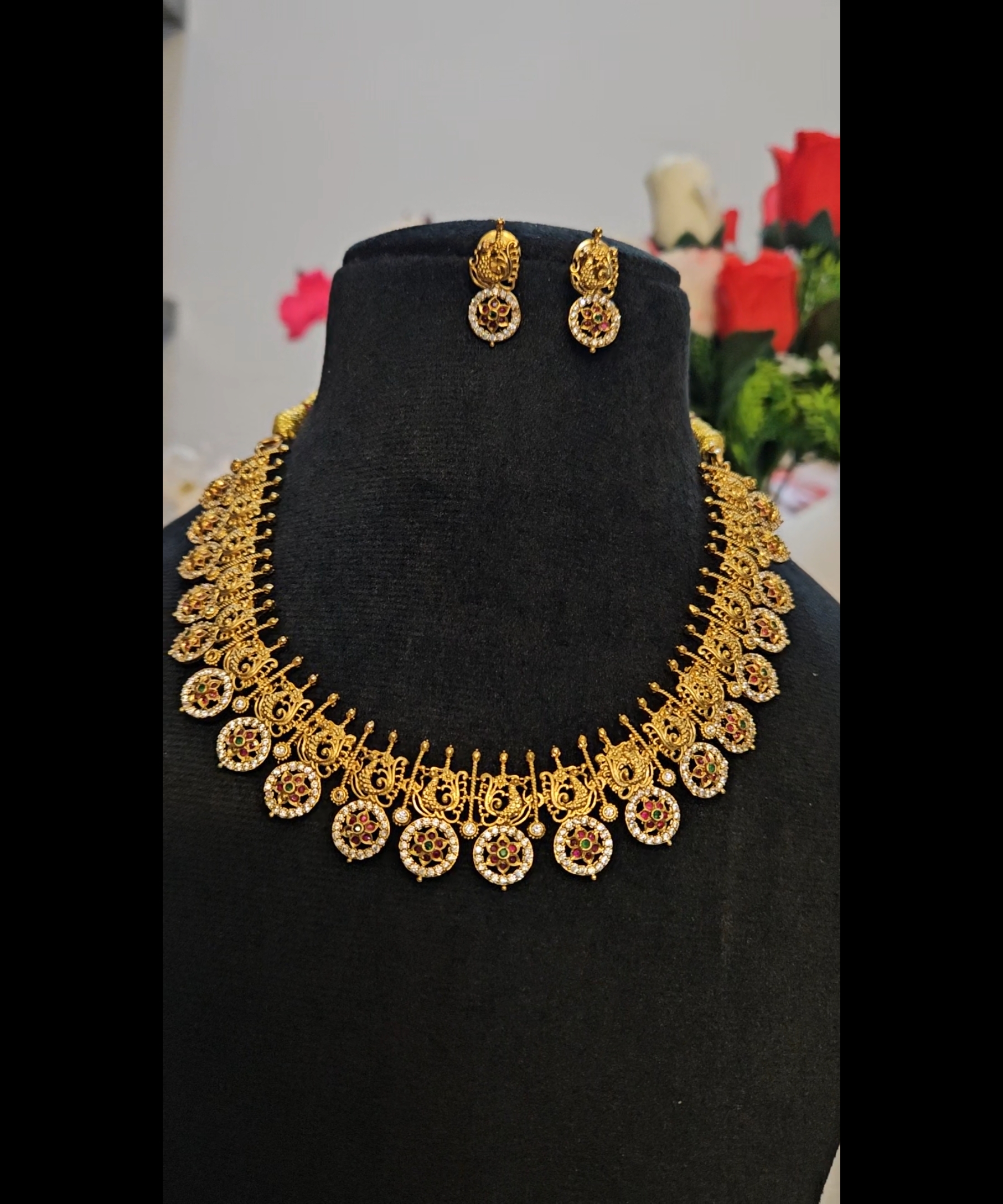 Gold Plated Necklace Set