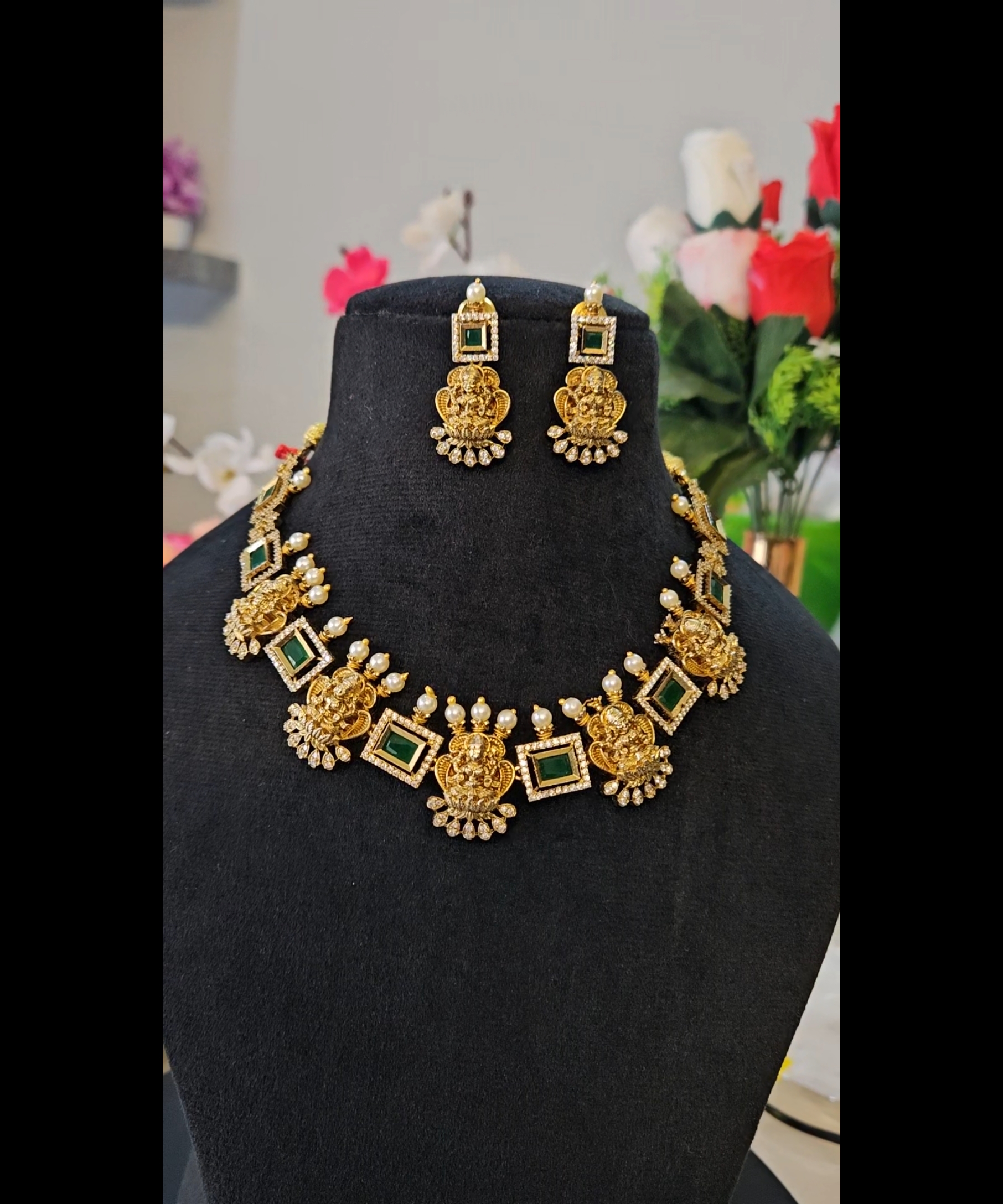 Antique Temple Jewelry Set