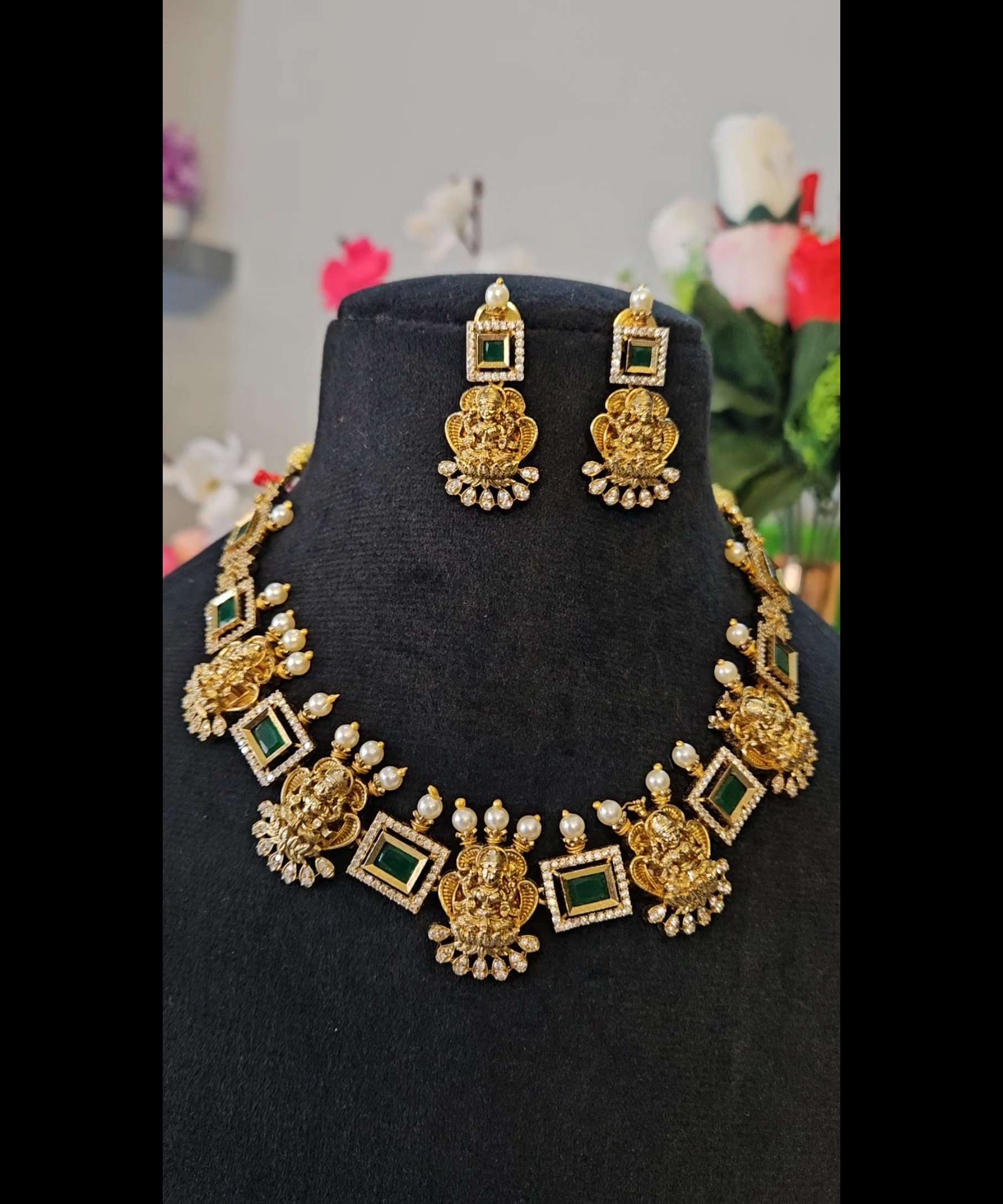 Antique Temple Jewelry Set