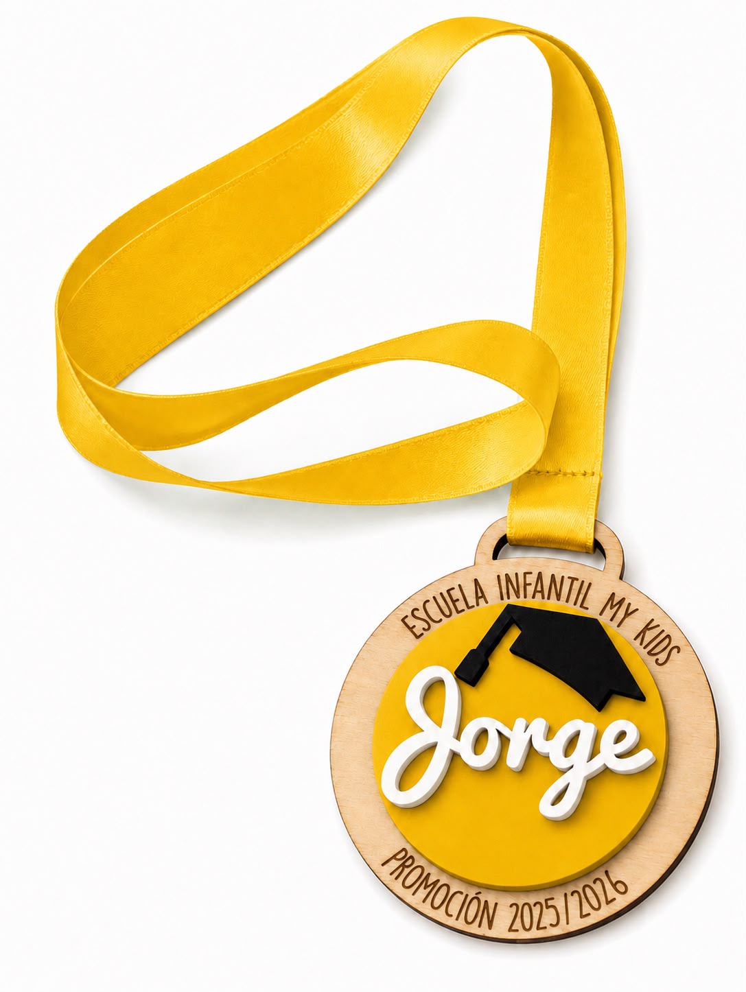 Medalla con birrete