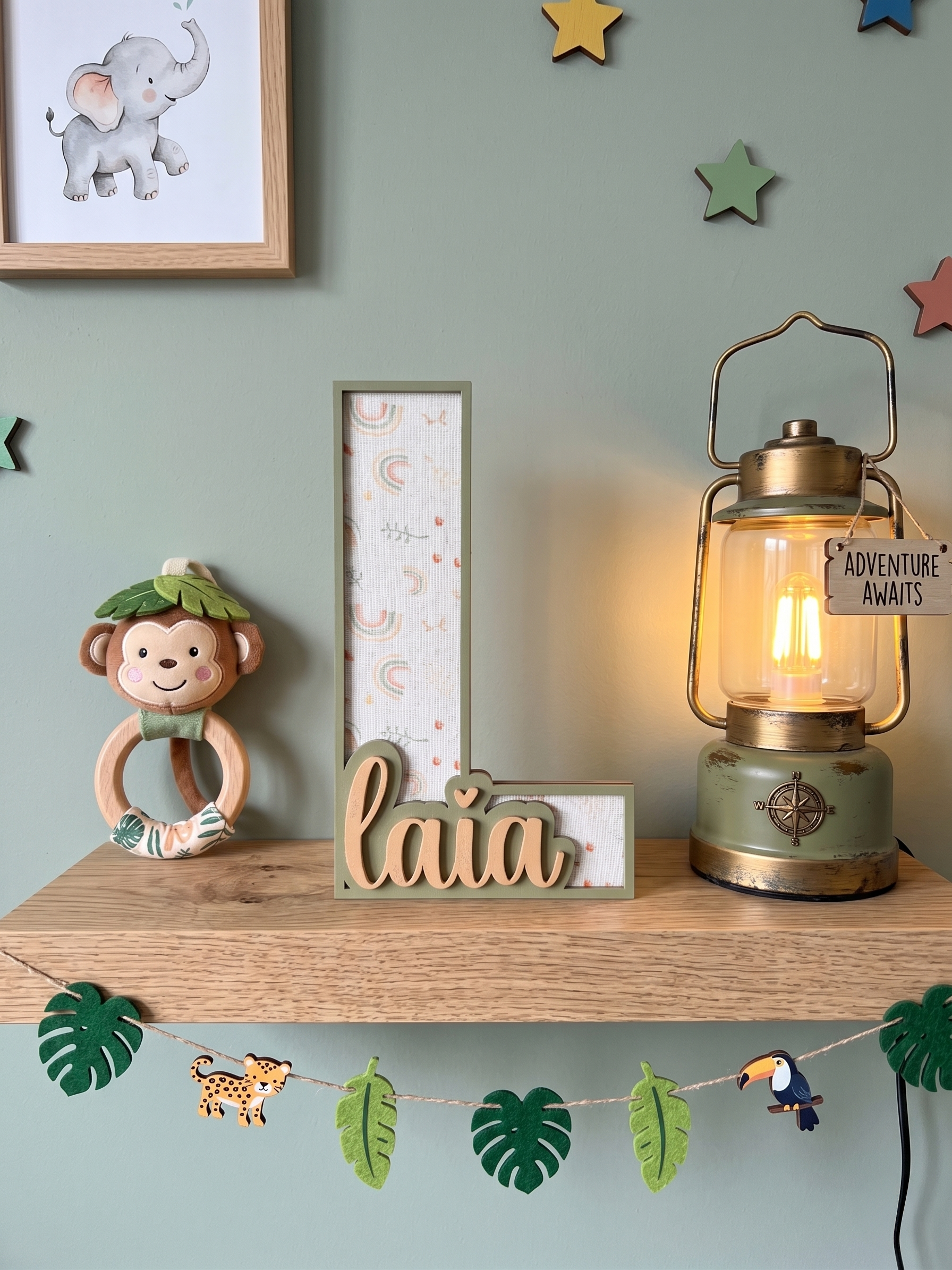 🌿 Letra NIU AVENTURA 🧭