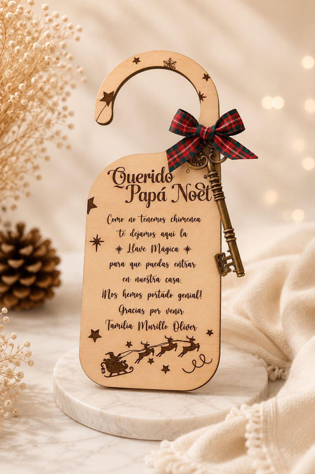Colgador llave mágica  🤴🏽🎅🏽