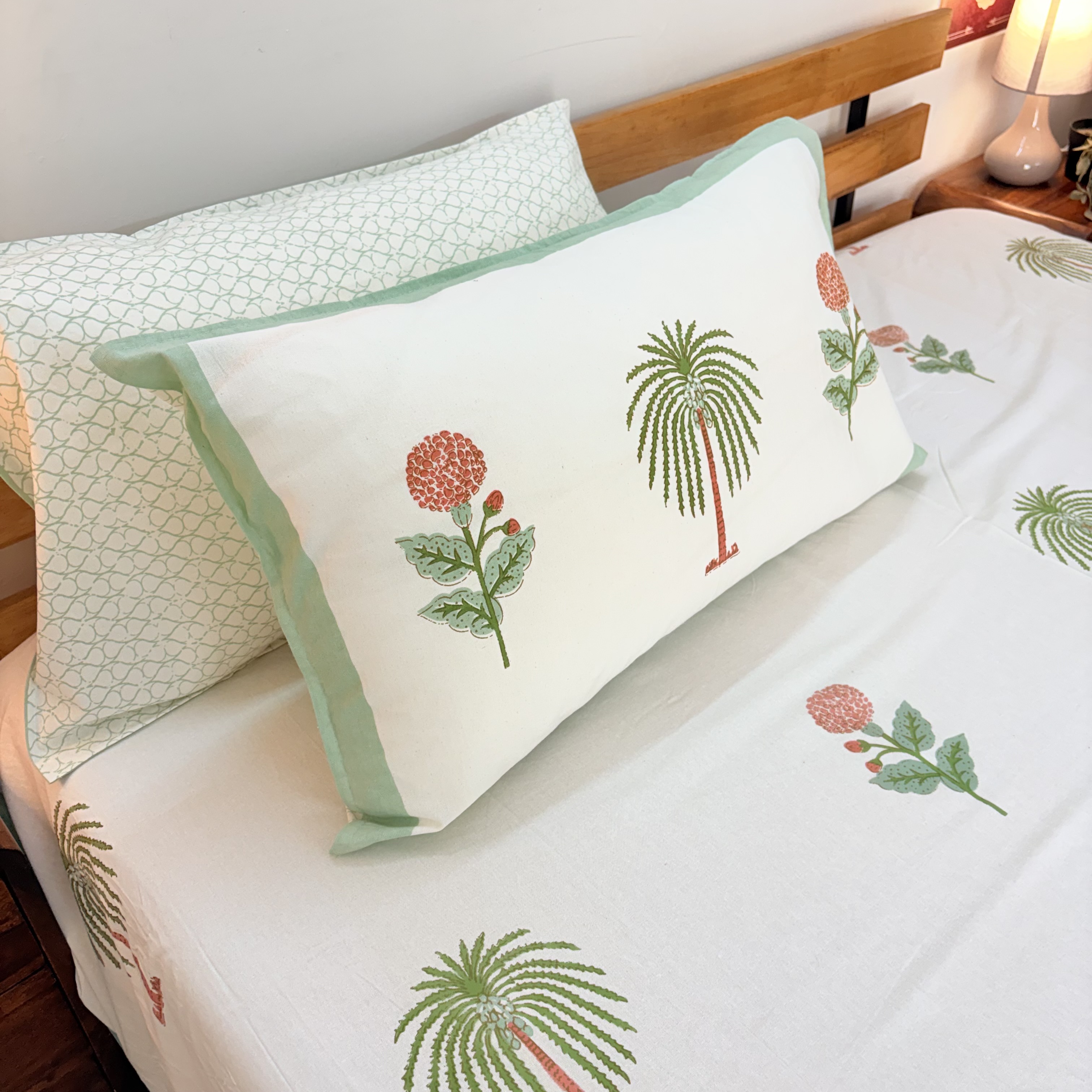 Botanical Print Cotton Bedsheet Set